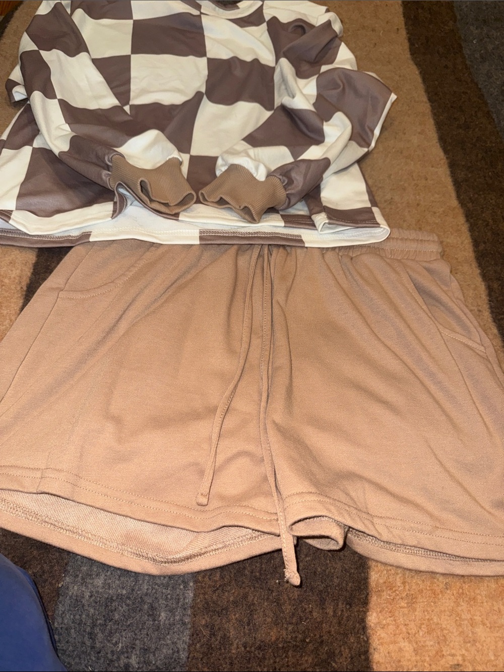 Women’s Casual Drawstring Shorts - Tan